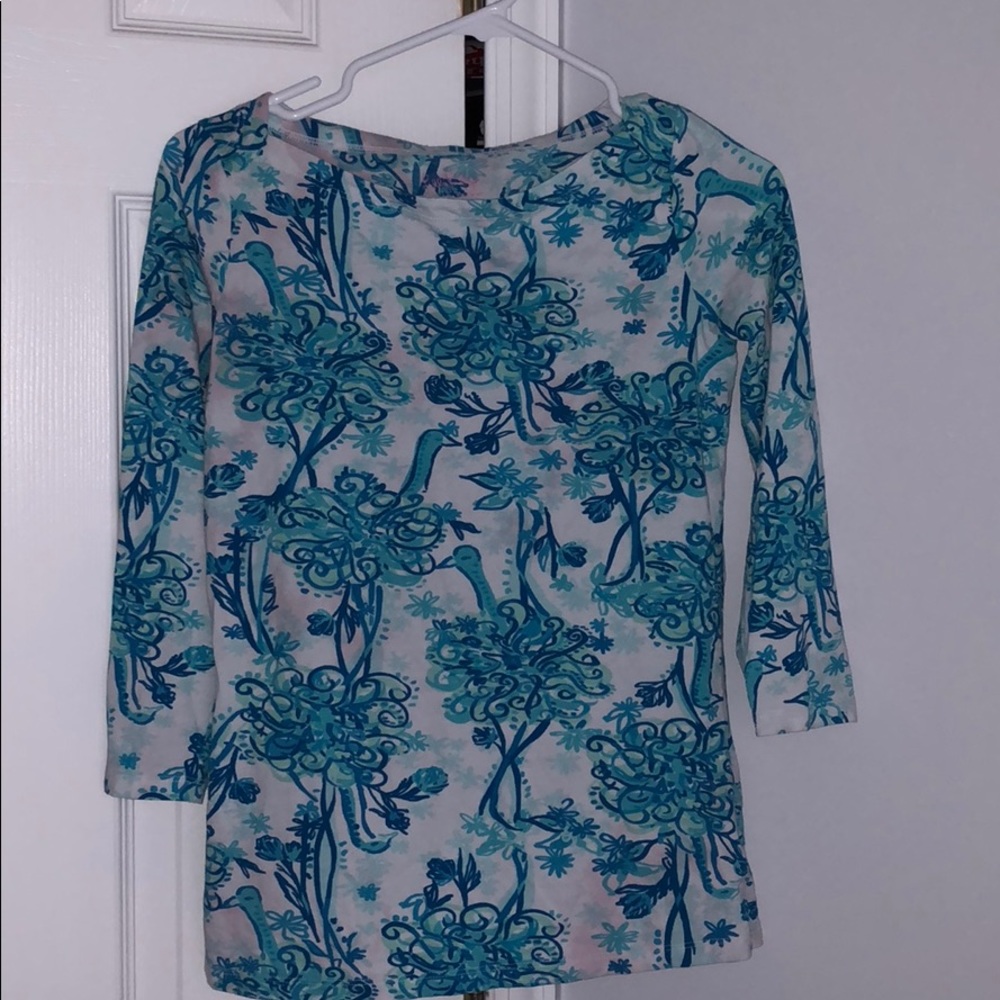 Lily Pulitzer 3/4 length sleeve shirt